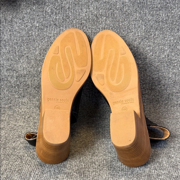 Kenneth Cole Gentle Souls Harlie Slingback Black Leather Women's Size 11 NEW - Picture 6 of 9